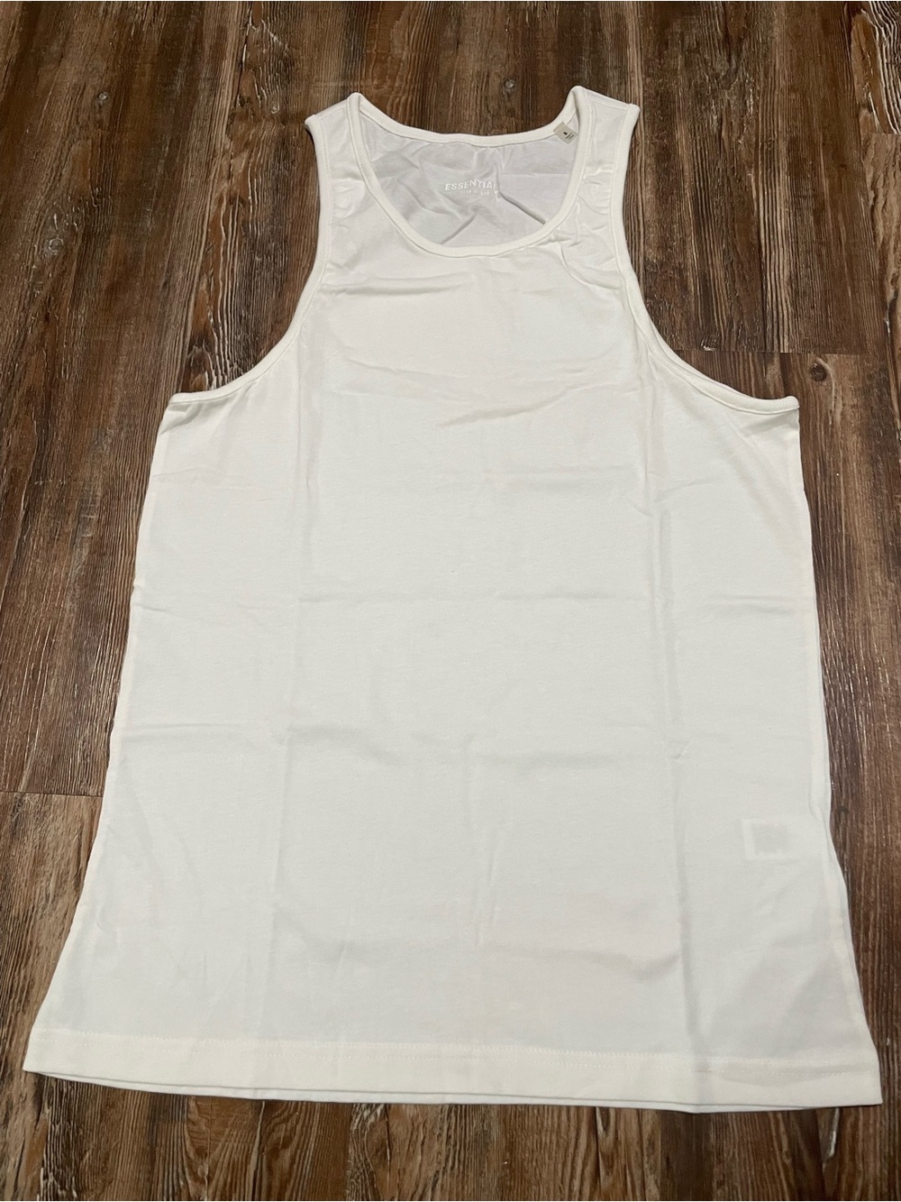 Fear of God Essentials White Tank Too Men’s Small Shirt